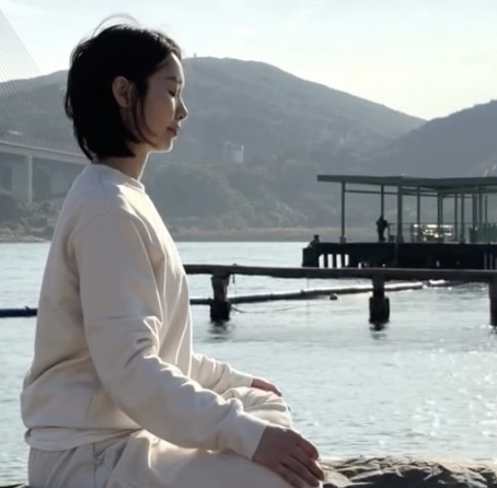 Breathing With Me 參與者靜心畫面