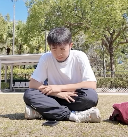 Breathing With Me 參與者靜心畫面